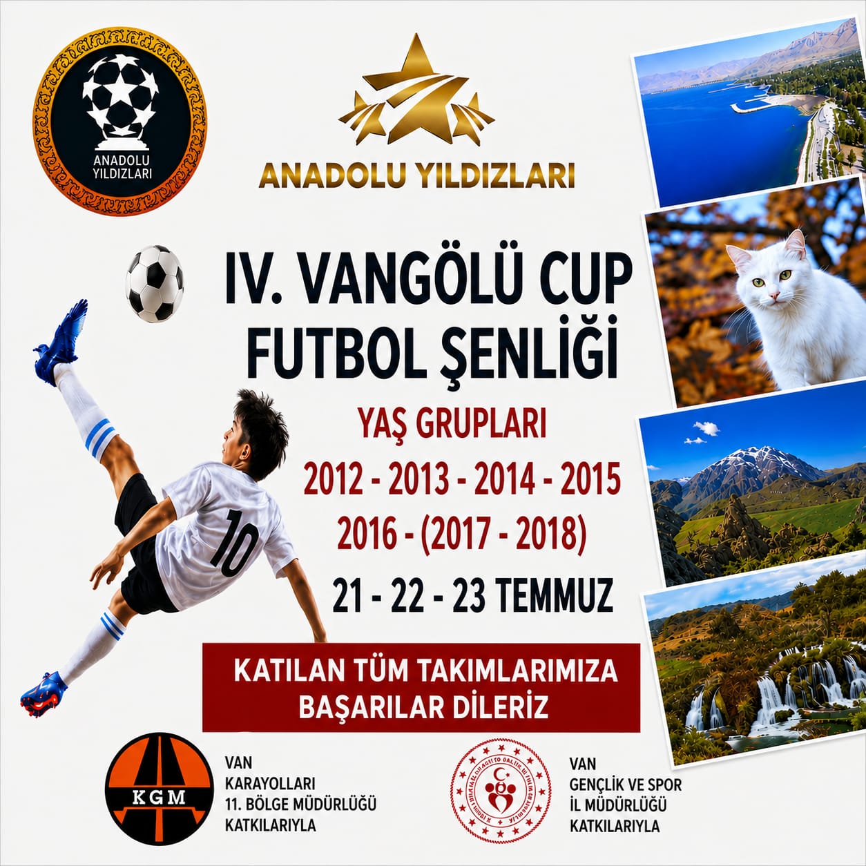 IV. Vangölü Cup Futbol Şenliği Coşkuyla Gerçekleşti!